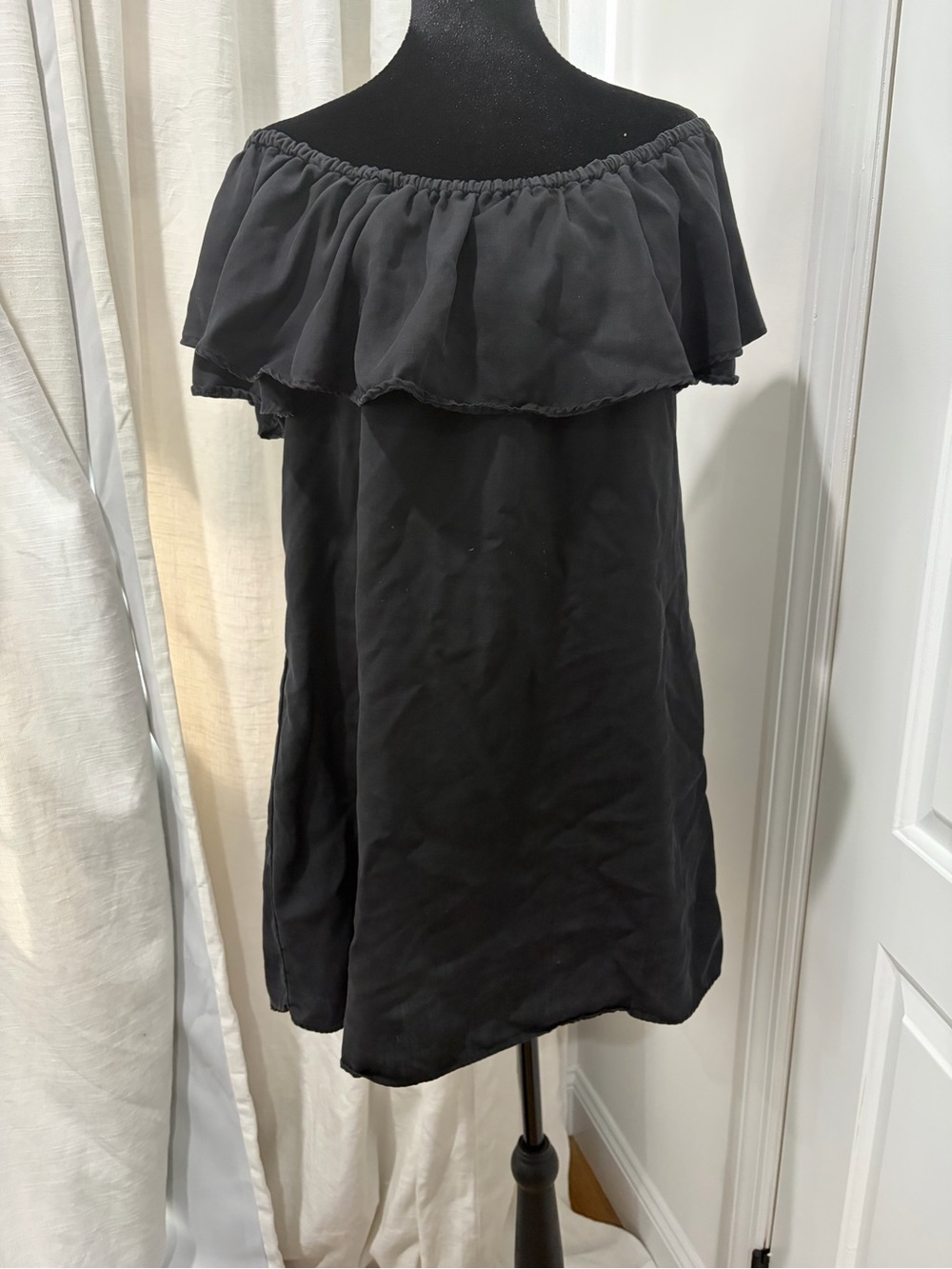 Off-Shoulder Black Dress